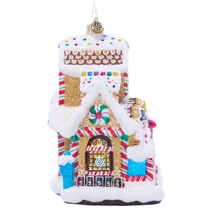 Christopher Radko Sweet Tooth Station Glass Christmas Ornament