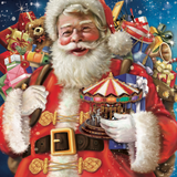 McGrath Foundation Jolly Santa Charity Boxed Christmas Cards