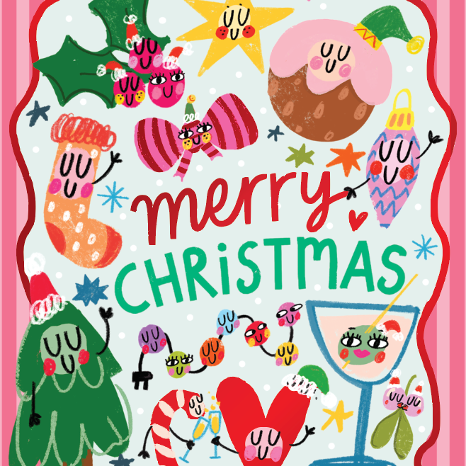 Kids Helpline Hello Christmas Charity Boxed Christmas Cards