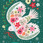 Kids Helpline Floral Dove Charity Boxed Christmas Cards