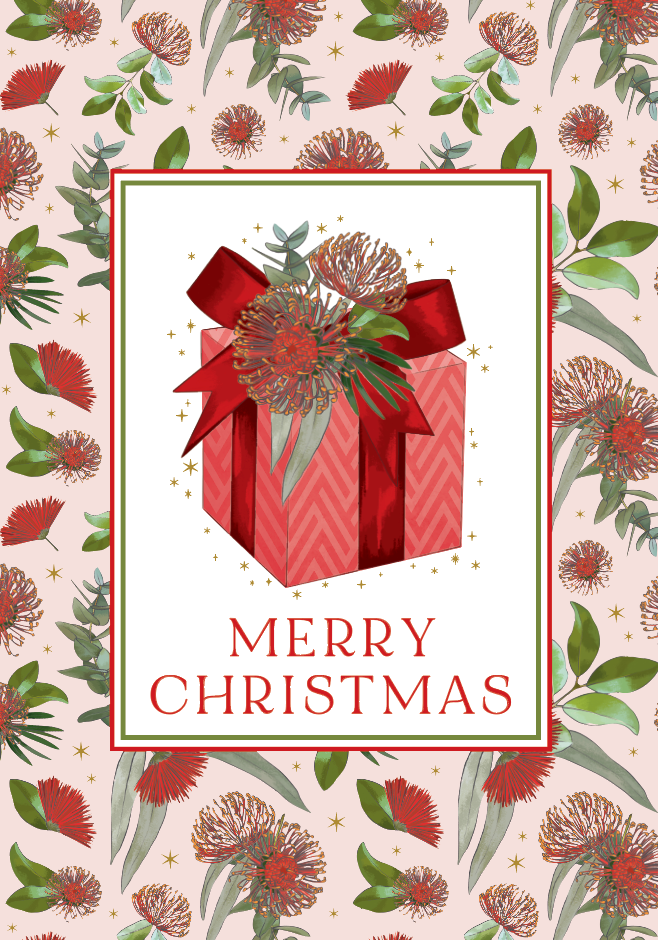 Kids Helpline Botanicals Red Gift Charity Boxed Christmas Cards