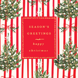 McGrath Foundation Stripe With Trees Charity Boxed Christmas Cards