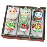 Christopher Radko Holiday Splendor 3 Count Figure Rounds