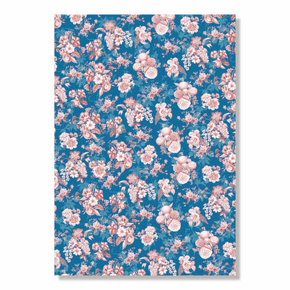 Toile de Jouy Floral Wrapping Paper Book