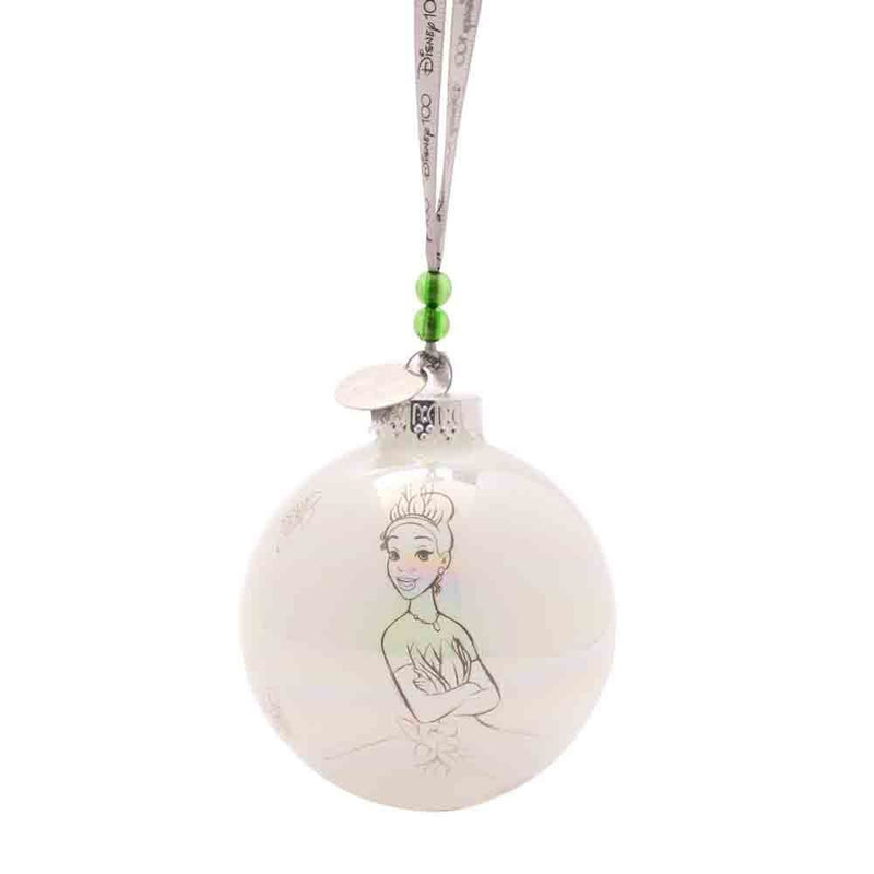 Disney 100 Princesses Christmas Glass Bauble Set