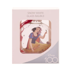 Disney 100 Snow White Christmas Glass Bauble