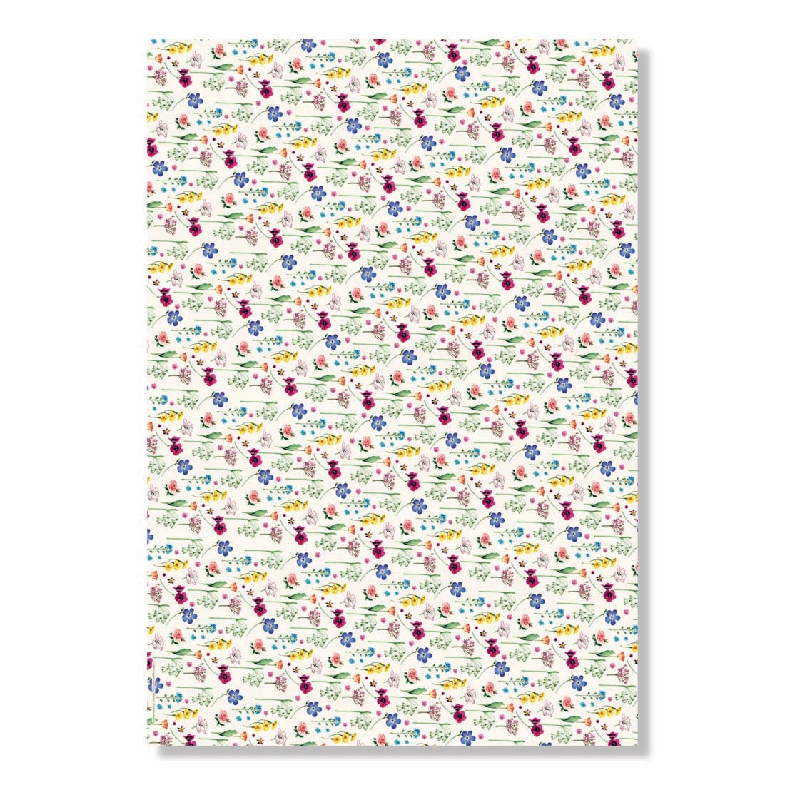 Garden Flowers Floral Wrapping Paper Book