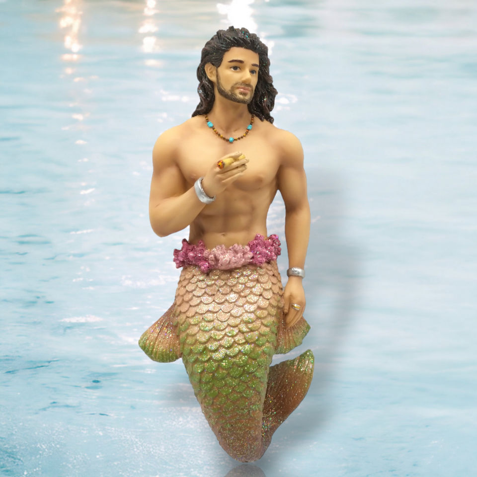 December Diamonds Merman Reefer Bud Ornament