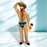 December Diamonds Poke the Bear Cowboy Ornament