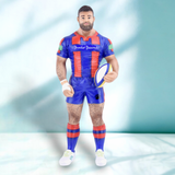 December Diamonds Poke the Bear Rugby Ornament