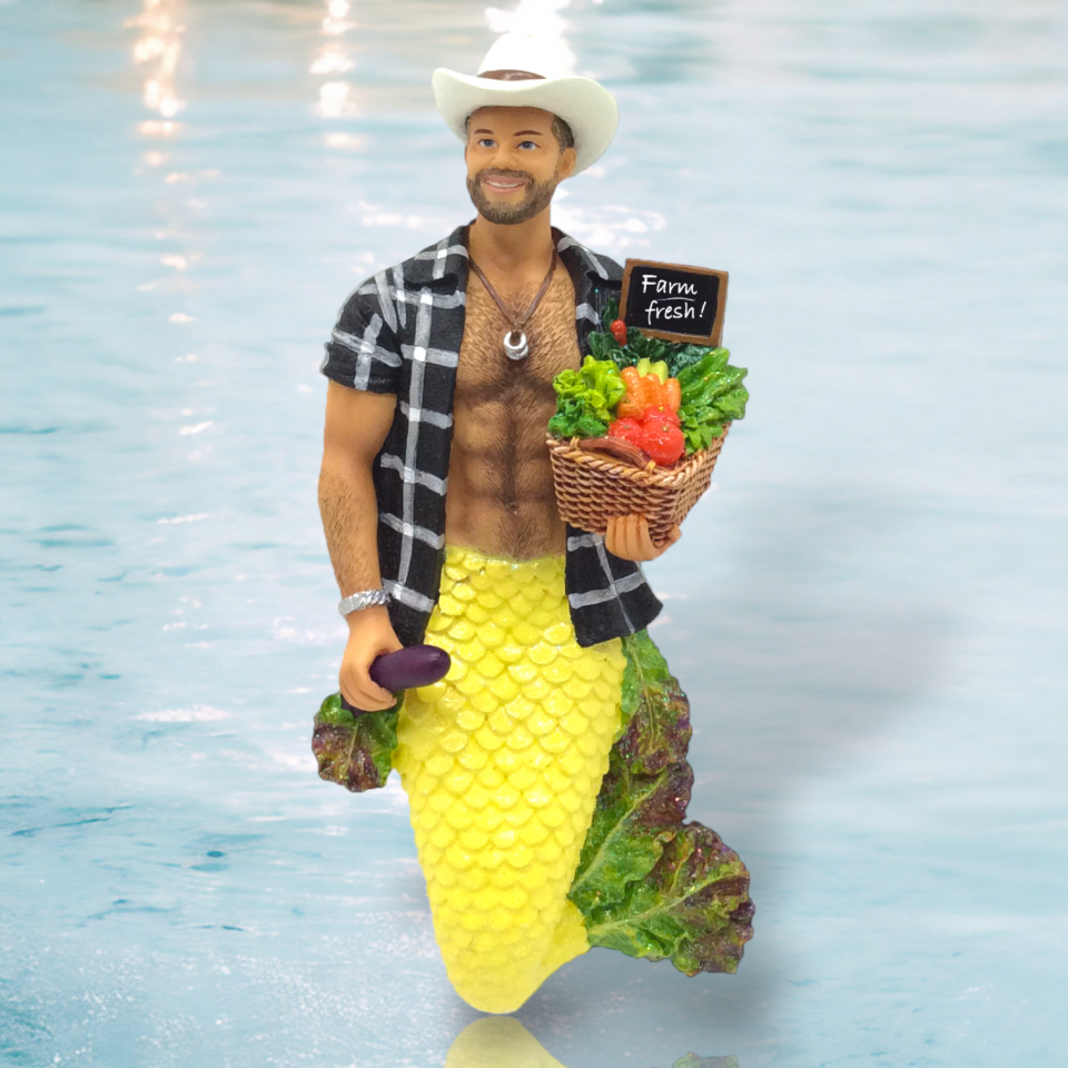 December Diamonds Merman Big N Tasty Ornament