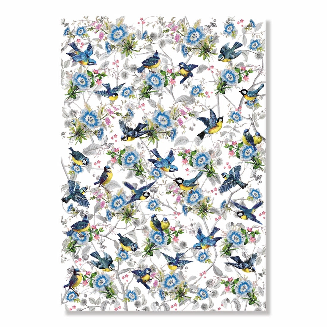 Barbara Behr Birds and Flowers Wrapping Paper Book