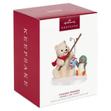 Snowball and Tuxedo Fishing Friends Hallmark Keepsake Ornament