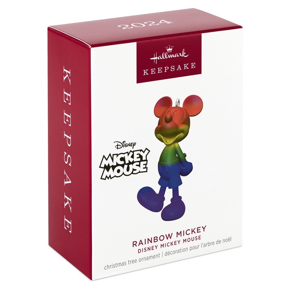 Disney Mickey Mouse Rainbow Mickey Hallmark Keepsake Ornament