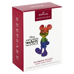 Disney Mickey Mouse Rainbow Mickey Hallmark Keepsake Ornament