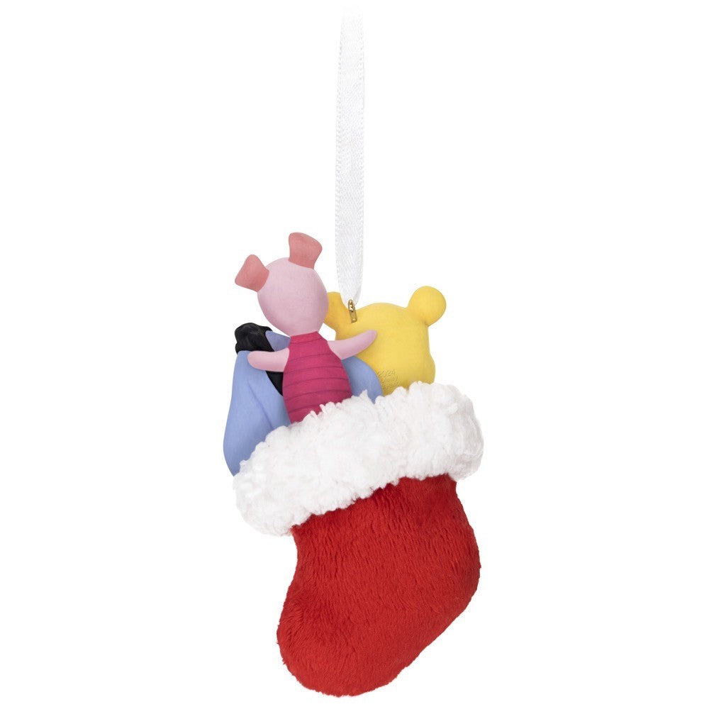 Disney Winnie the Pooh A Snuggly First Christmas 2024 Hallmark Keepsake Ornament