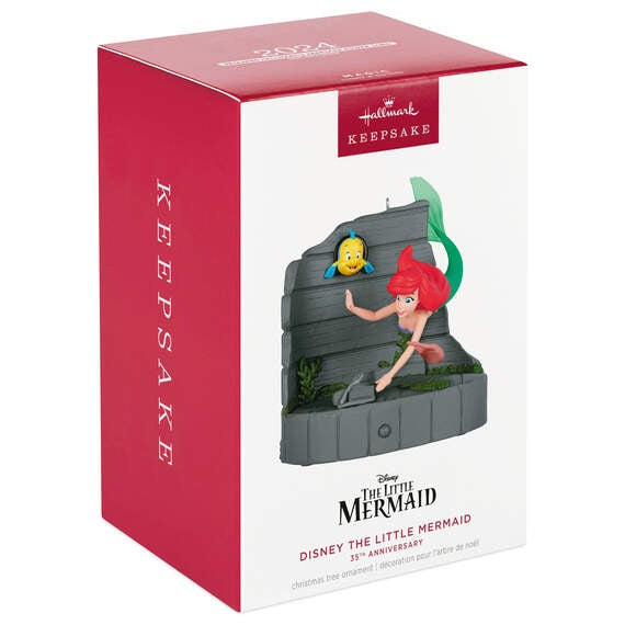 Disney The Little Mermaid 35th Anniversary Musical With Light Hallmark Keepsake Ornament