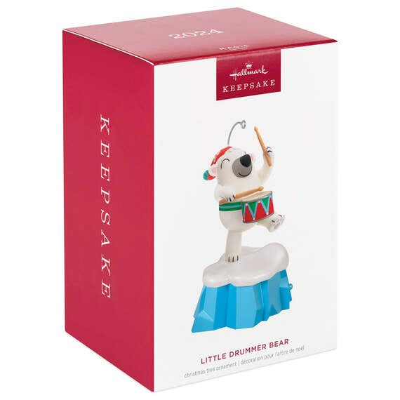 Little Drummer Bear Musical Hallmark Keepsake Ornament