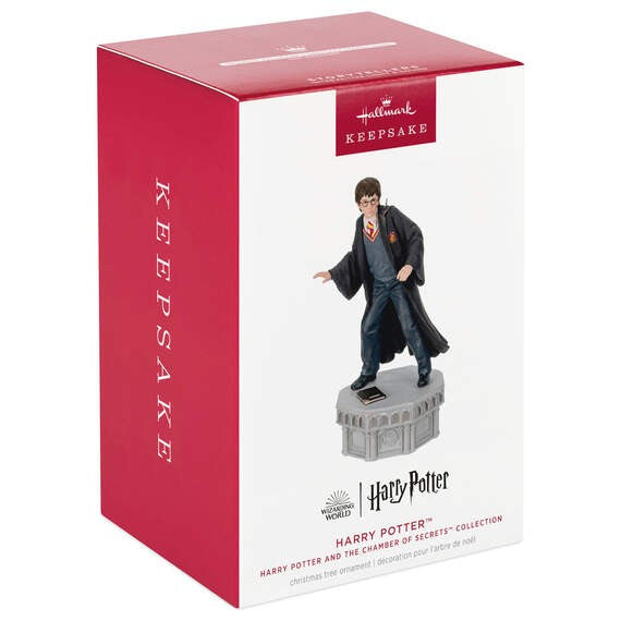 Harry Potter and the Chamber of Secrets Collection Harry Potter With Light and Sound Hallmark Keepsake Ornament