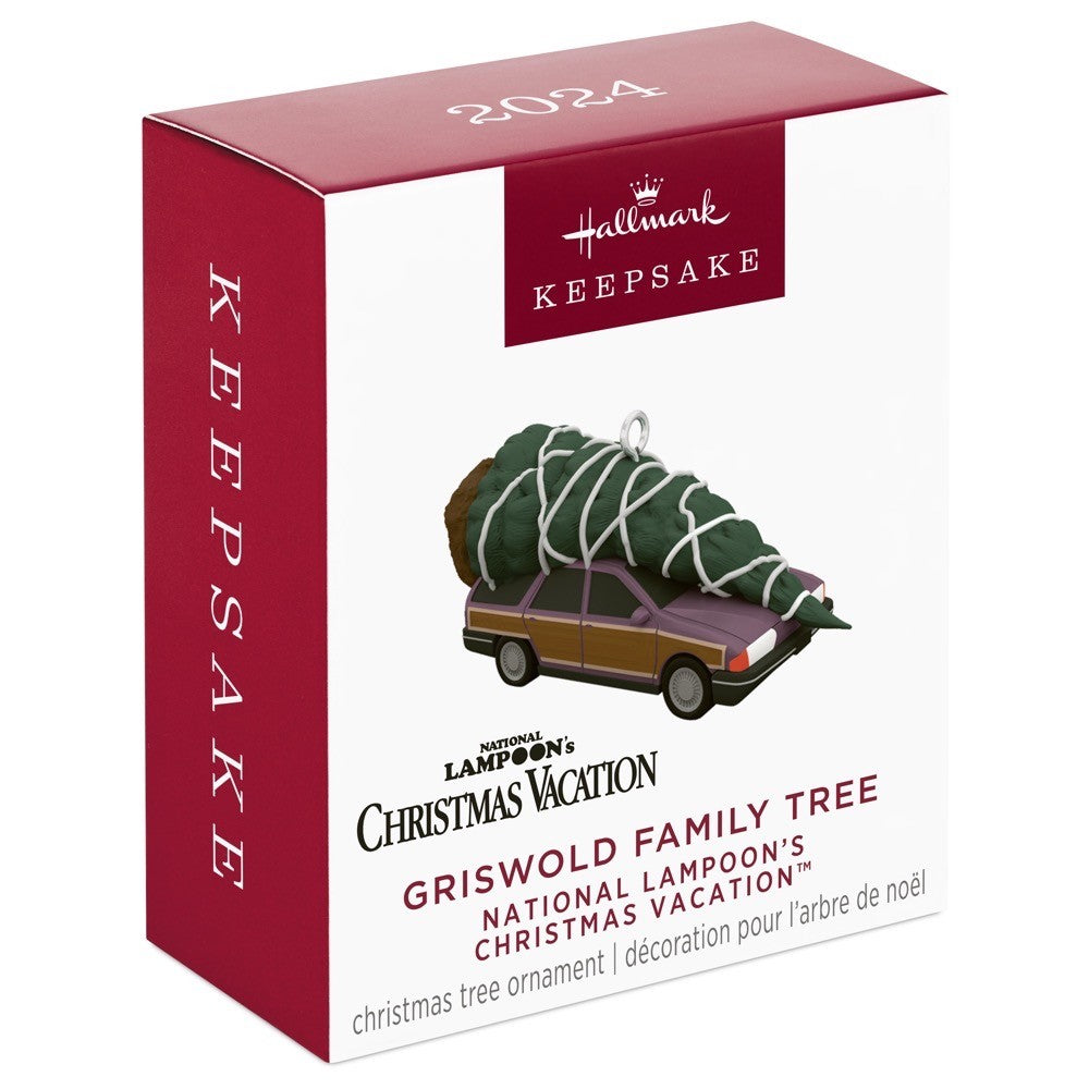 Mini National Lampoon's Christmas Vacationª Griswold Family Tree Hallmark Keepsake Ornament 0.8''