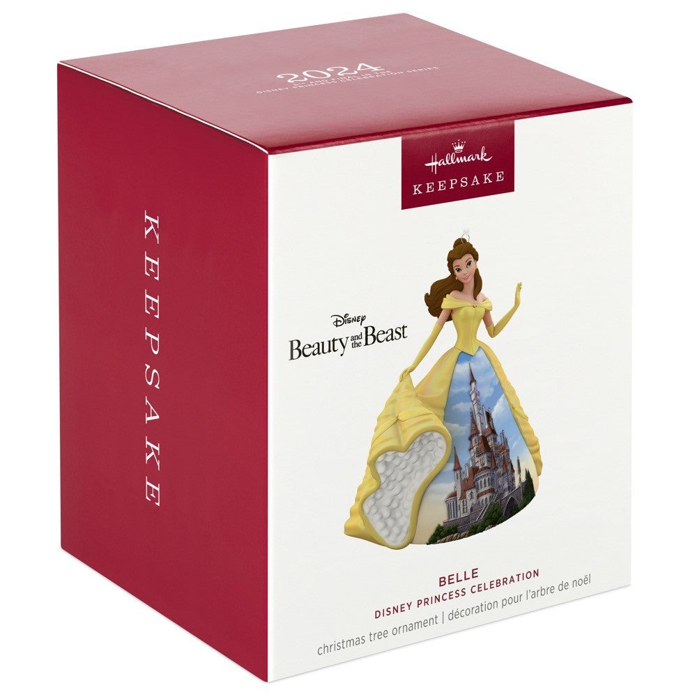 Disney Princess Celebration Belle Porcelain Hallmark Keepsake Ornament