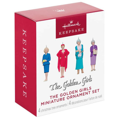 The Golden Girls Miniature Set of 4 Hallmark Keepsake Ornament