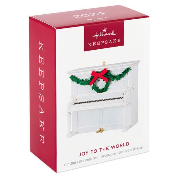 Joy to the World Piano Musical Hallmark Keepsake Ornament