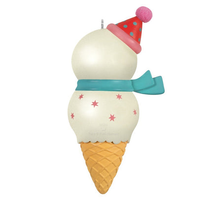 Daughter Snowman Ice Cream Cone 2024 Hallmark Keepsake Ornament