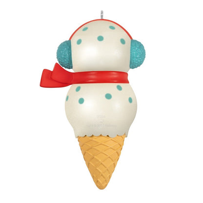 Son Snowman Ice Cream Cone 2024 Hallmark Keepsake Ornament