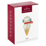 Son Snowman Ice Cream Cone 2024 Hallmark Keepsake Ornament