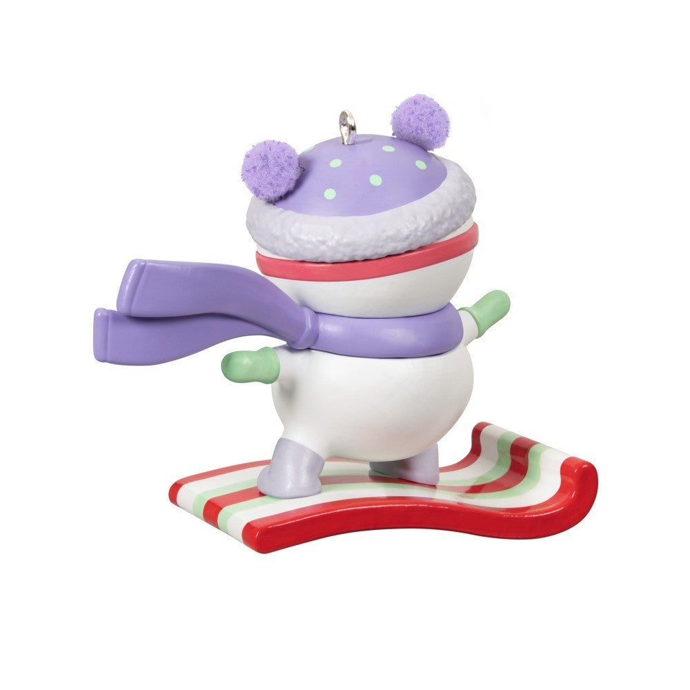 Granddaughter Snowboarding Snowman 2024 Hallmark Keepsake Ornament