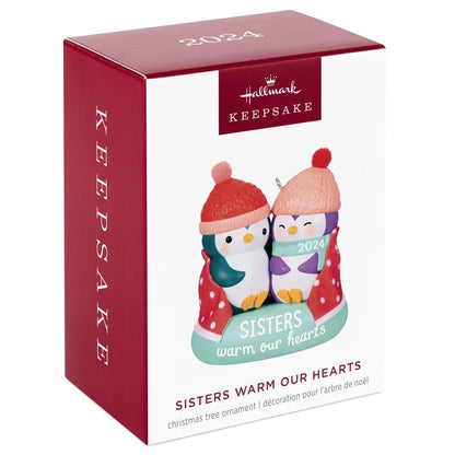 Sisters Warm Our Hearts 2024 Hallmark Keepsake Ornament