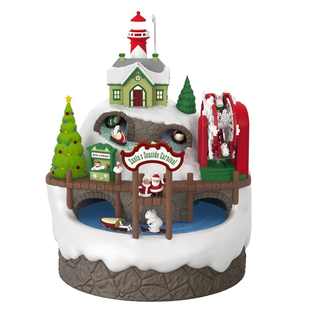 Santa's Seaside Carnival Musical Hallmark Keepsake Ornament With Light and Motion