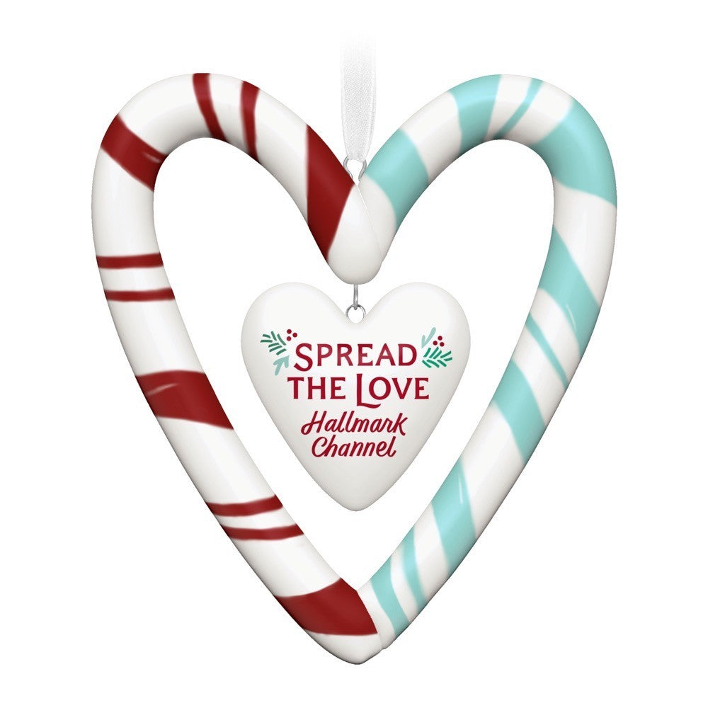 Hallmark Channel Spread the Love Porcelain Hallmark Keepsake Ornament