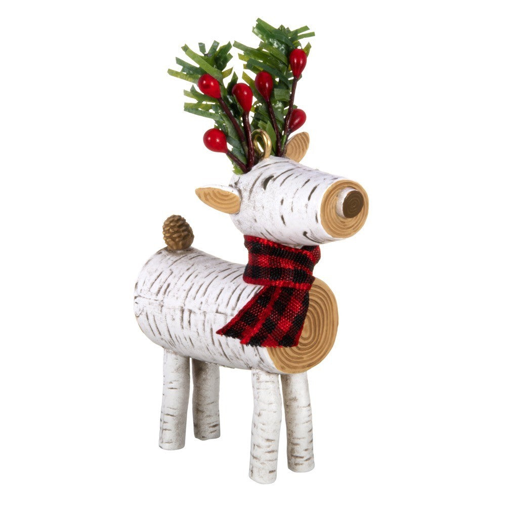 Birch Reindeer Hallmark Keepsake Ornament