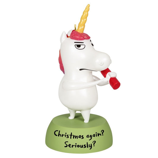 Meh Unicorn Hallmark Keepsake Ornament