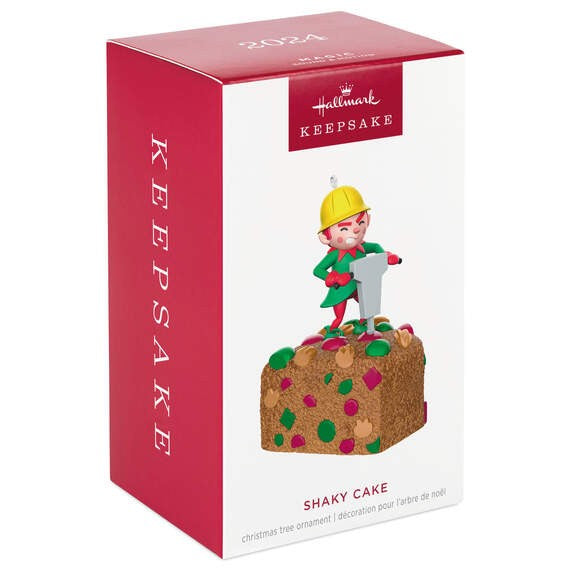 Shaky Cake With Sound and Motion Hallmark Keepsake Ornament