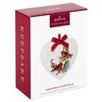 Christmas Cardinals Porcelain Hallmark Keepsake Ornament