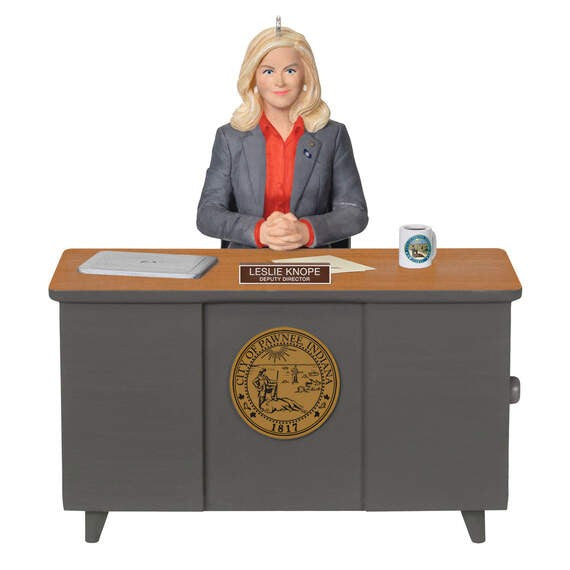 Parks and Recreation Leslie Knope With Sound Hallmark Keepsake Ornament