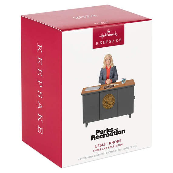 Parks and Recreation Leslie Knope With Sound Hallmark Keepsake Ornament