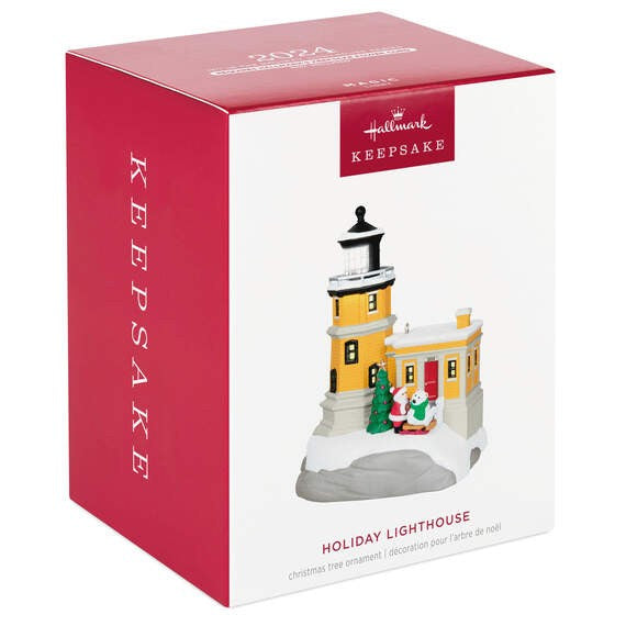 Holiday Lighthouse 2024 With Light Hallmark Keepsake Ornament