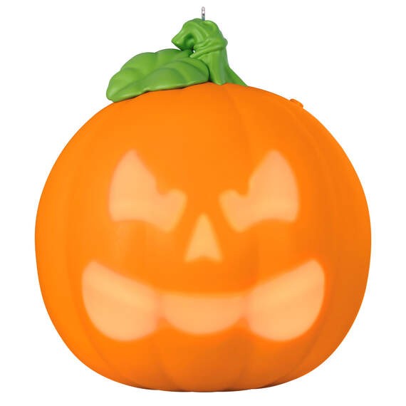 Spirited Pumpkin With Light and Sound Hallmark Keepsake Ornament