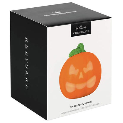 Spirited Pumpkin With Light and Sound Hallmark Keepsake Ornament