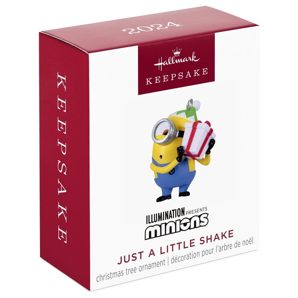 Mini Minions Just a Little Shake Hallmark Keepsake Ornament 1''