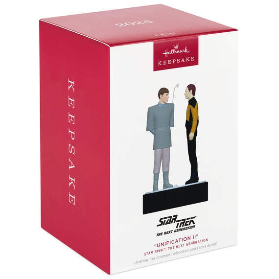 Star Trek: The Next Generation Unification II With Sound Hallmark Keepsake Ornament