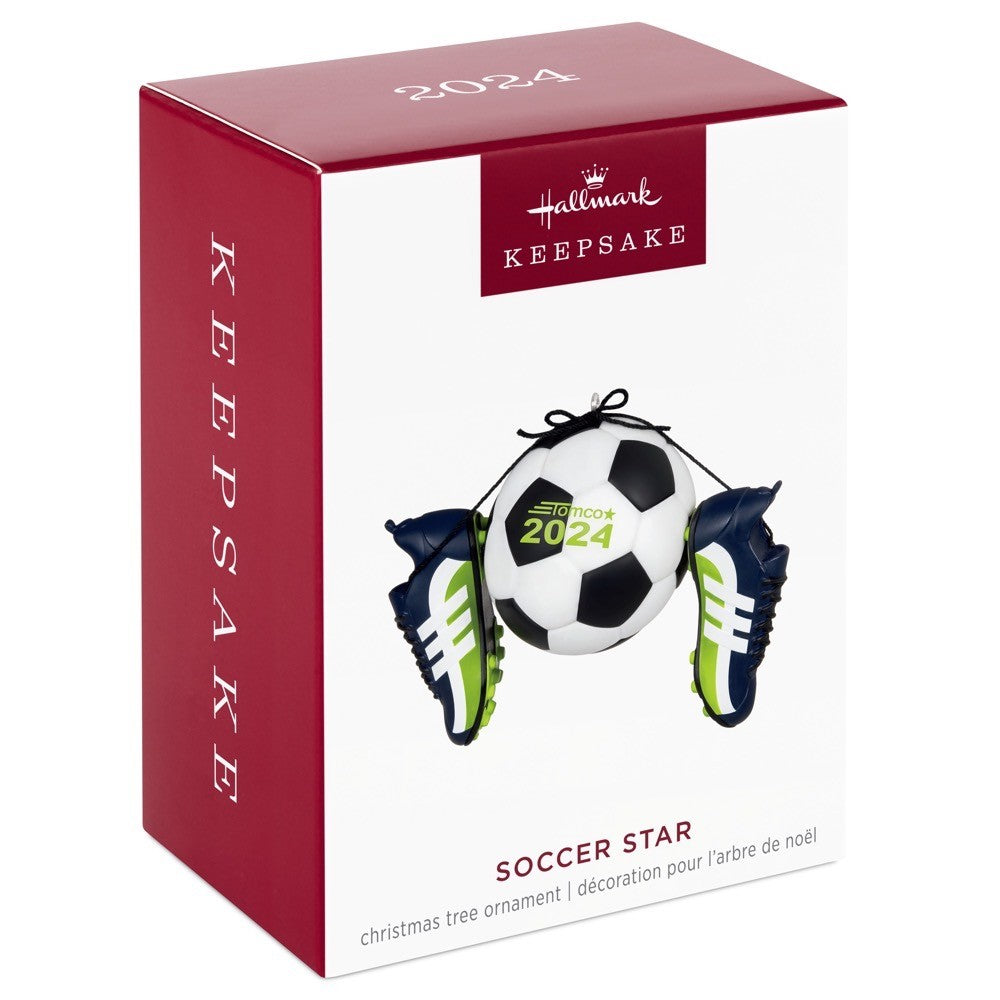 Soccer Star 2024 Hallmark Keepsake Ornament