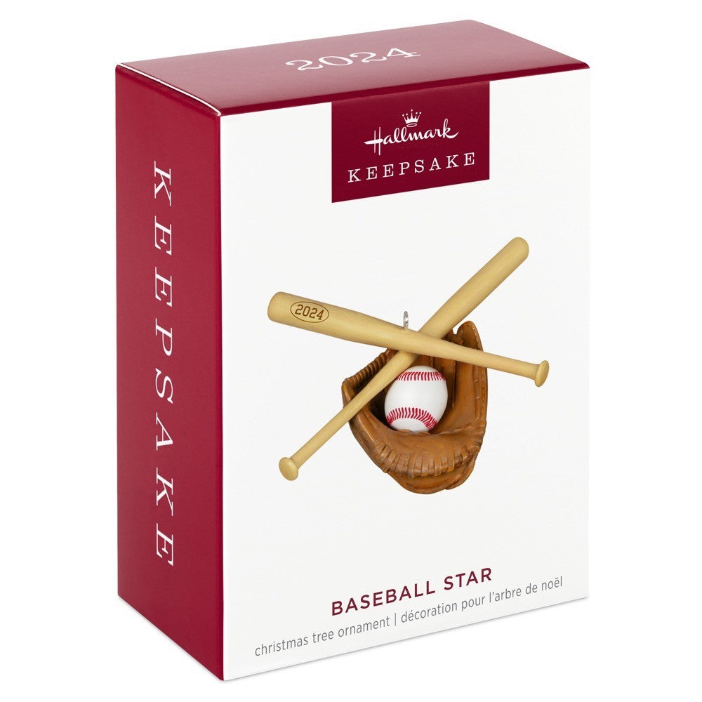 Baseball Star 2024 Hallmark Keepsake Ornament