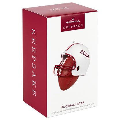 Football Star 2024 Hallmark Keepsake Ornament