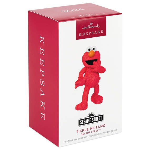 Sesame Street Tickle Me Elmo With Motion-Activated Sound Hallmark Keepsake Ornament