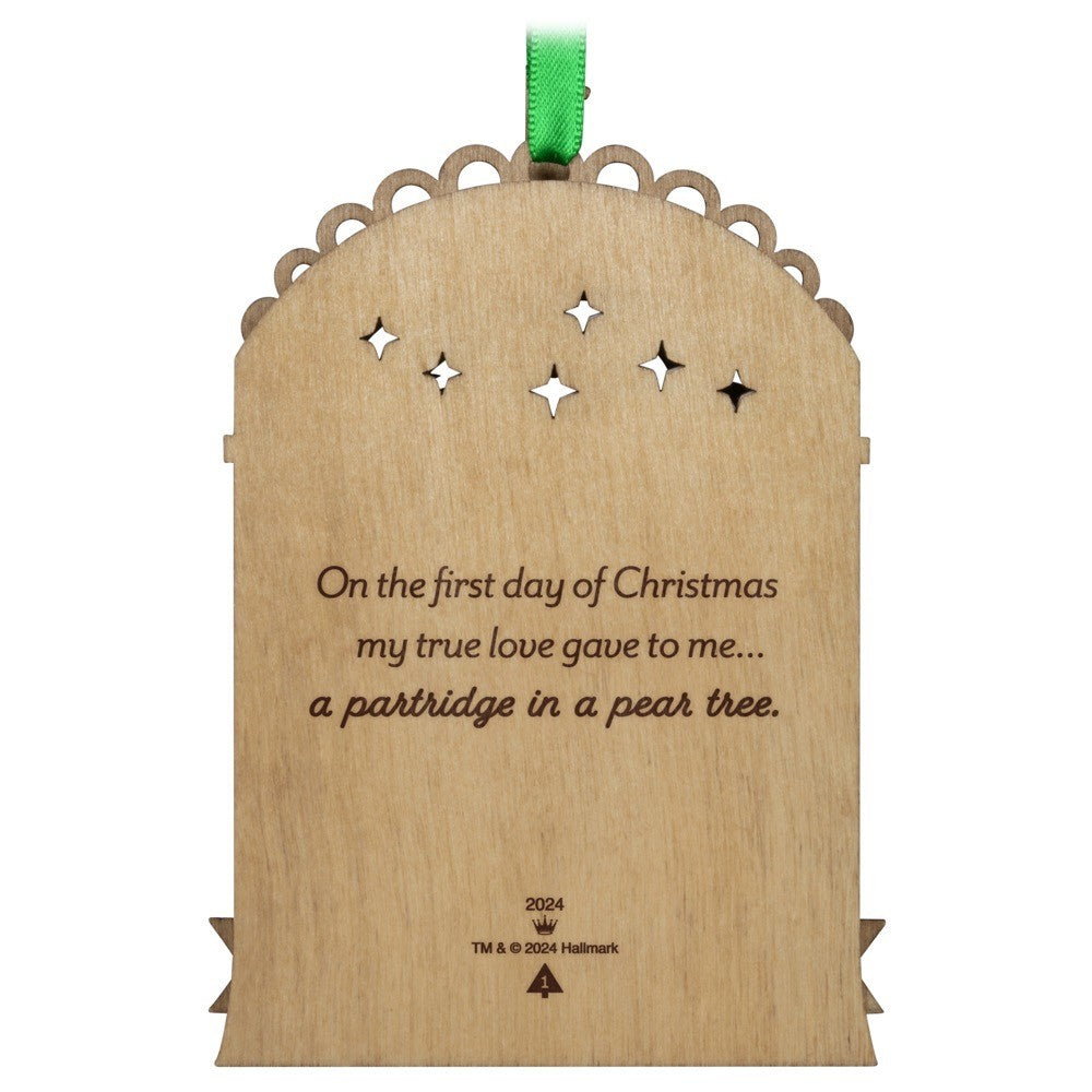 Twelve Days of Christmas Papercraft Hallmark Keepsake Ornament
